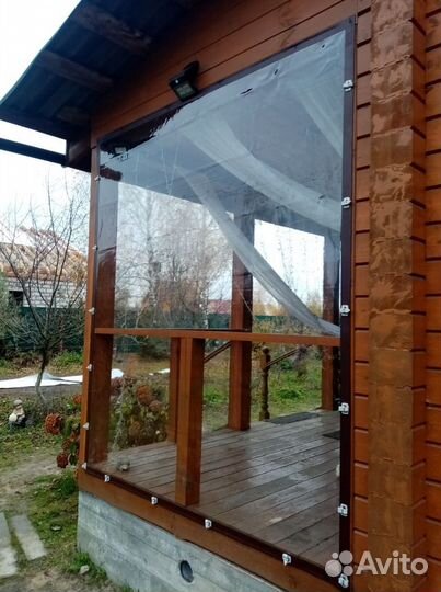 Мягкие окна для беседки