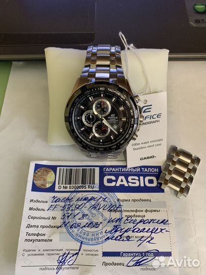 Часы casio edifice оригинал