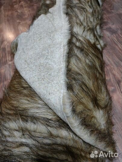 Искусственный мех - Серый волк