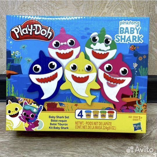 Набор для лепки Play-doh baby shark