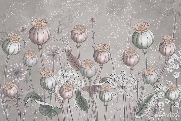 Фотообои природа / Фотообои горы / Фото Обои цветы