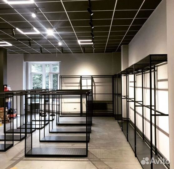 Торговые стеллажи рейлы