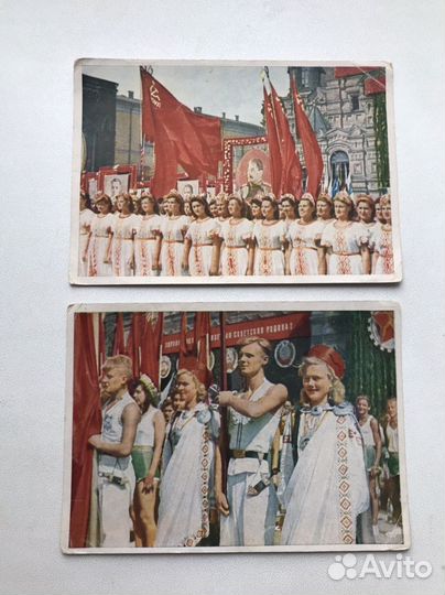 Открытки советские СССР почтовые карточки