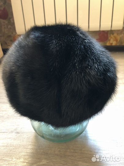 Норковый берет мягкий