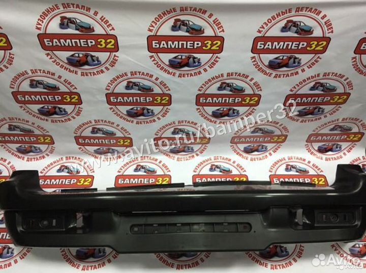 Бампер задний Нива Шевроле 2123 неокрашенный
