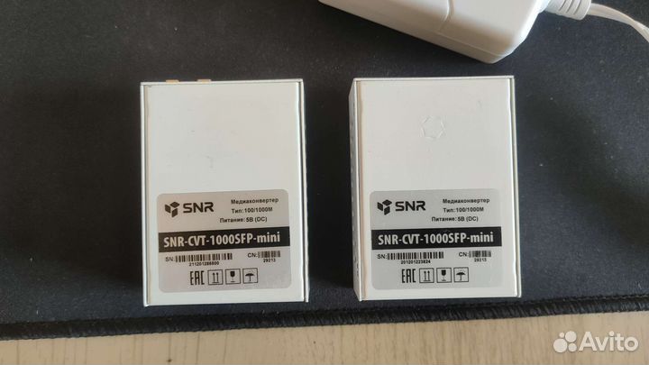 Медиаконвертер SNR-CVT-1000SFP-mini
