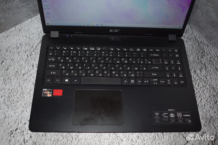 Ноутбук acer на Ryzen 3 3200U/ Radeon 540X