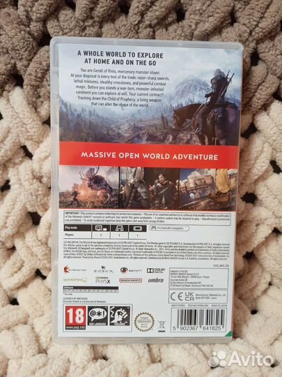 Игра Witcher 3 Wild hunt на Switch
