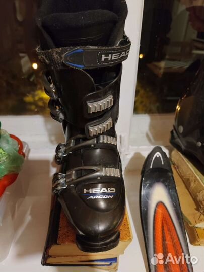 Горные лыжи Head + подарок ботинки 42-43(28 размер