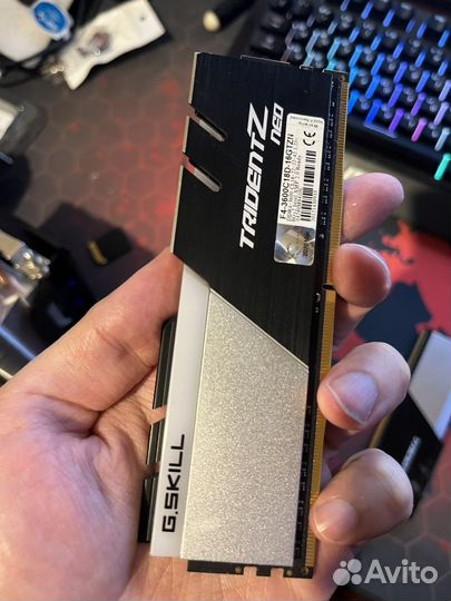 Оперативная память DDR4 G.skill trident Z NEO 16GB
