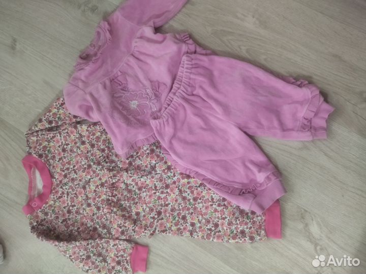 Вещи пакетом для девочки 56 62 68