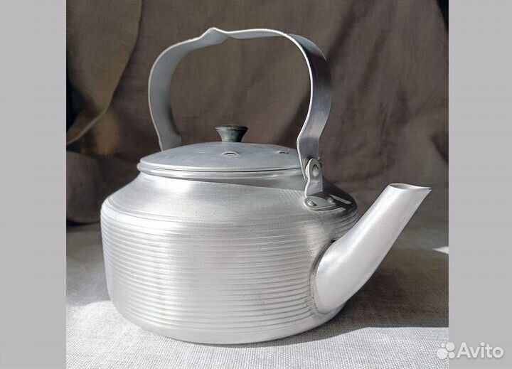 Чайник алюминиевый костровой СССР новый