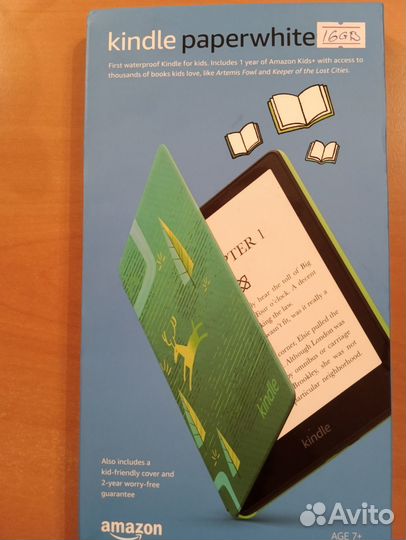 Amazon Kindle Paperwhite Kids 11 16Gb с чехлом