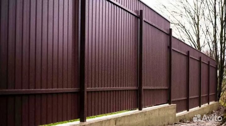Забор металлический цена качественно