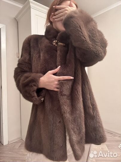 Шуба норковая 44