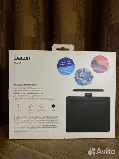 Графический планшет Wacom Intuos Basic Pen S