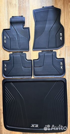 Коврики bmw x3 g01 floor mats