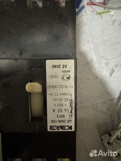 Автомат КЭАЗ ае 2056M-100 в литом корпусе, 100А