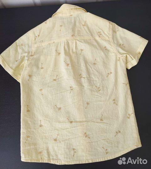 Рубашка летняя на мальчика. Рост 128 см
