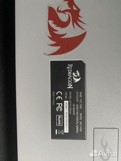 Механическая клавиатура redragon k617 60