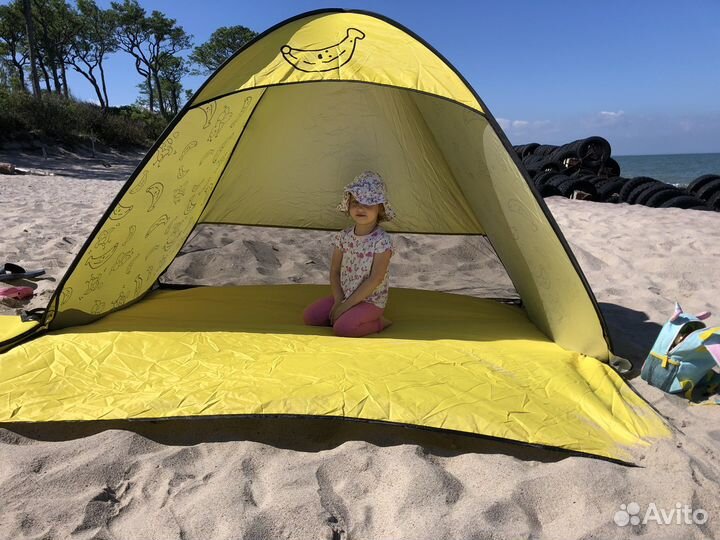 Пляжная палатка автомат 3-х местная