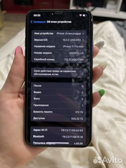 Apple iPhone 11 pro max 512 gb