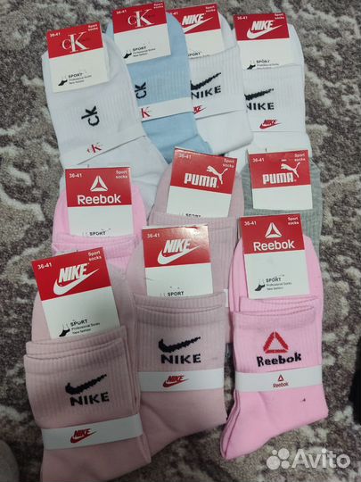 Носки nike, puma, reebok