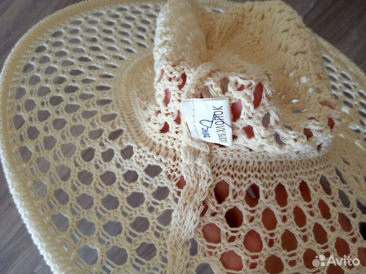 Шляпа ажурная