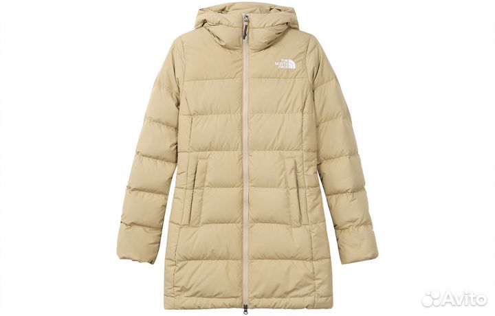 THE north face Down Jacket Women's Khaki (S)(31)