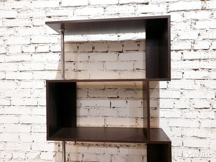 Стеллаж змейка венге полки декоративный новый