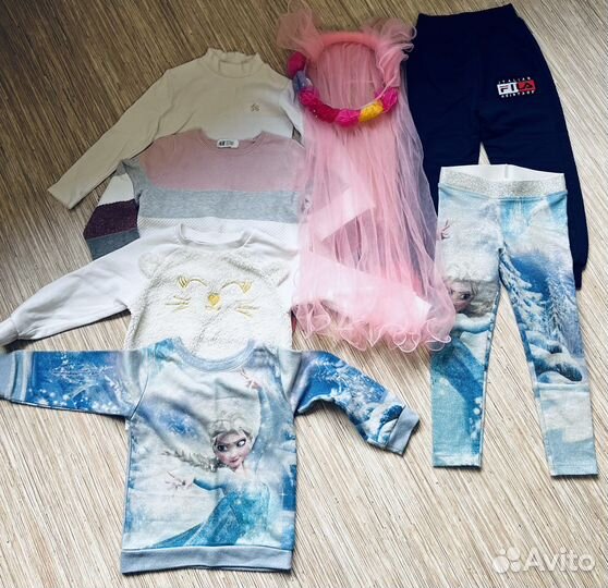 Вещи пакетом на девочку 4-5 лет