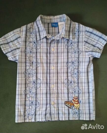 Рубашки летние для мальчика 2-4 лет