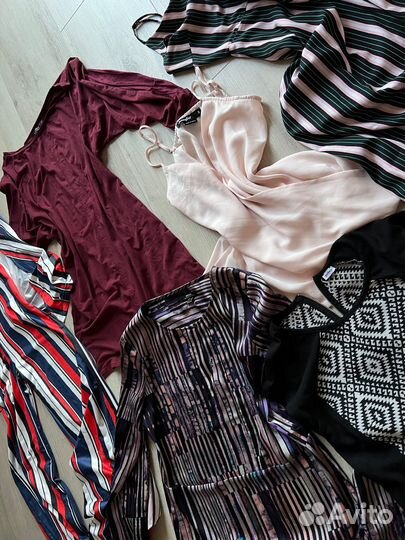 8 шт Пакет женской одежды S / вещи пакетом / 6 шт