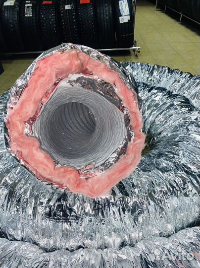 Изломрованный воздуховод 508mm 10m atco США