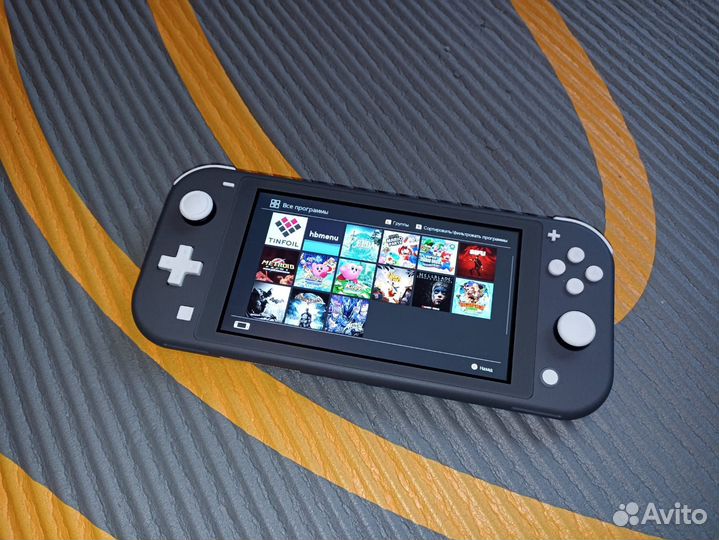 Nintendo switch lite прошитая чип 160gb