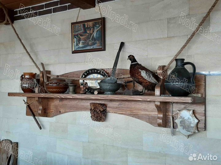 Полки из массива дерева