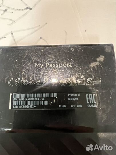 4Тб Внешний диск HDD WD My Passport