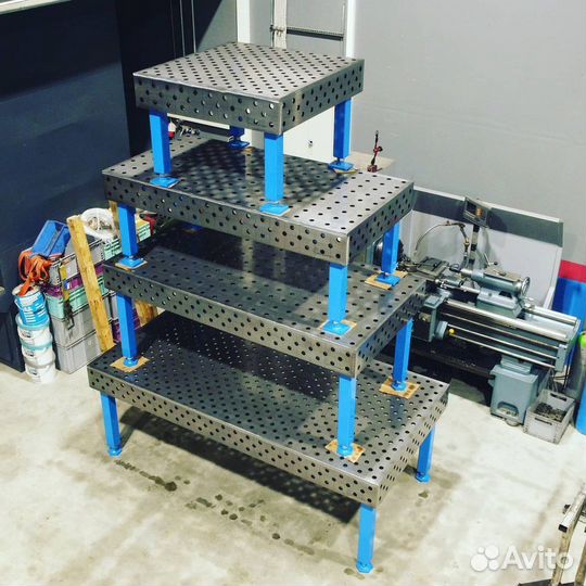 Сварочный 3D стол 2500х1000х150 толщиной 8мм