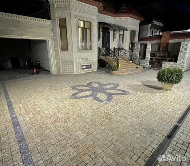 Эстетика вашего двора с тротуарной плиткой