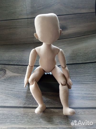 Заготовка (тело) текстильной куклы-мальчика