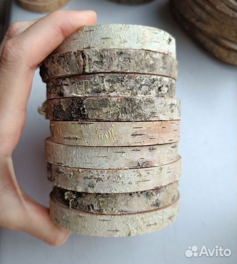 Деревянные спилы, подставки для творчества