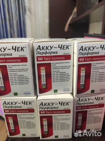 Тест-полоски для глюкометра акку-чек перформа
