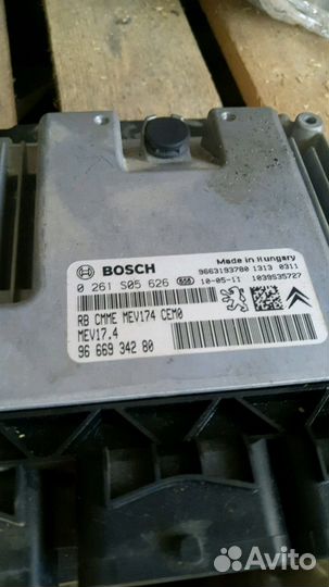 Эбу двигателя Peugeot 308 1.6 АКПП