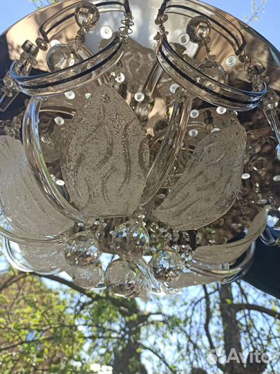 Люстра потолочная светодиодная с пультом