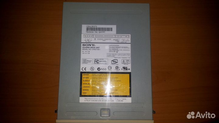 CD-R/RW IDE Drive Sony CRX215E1