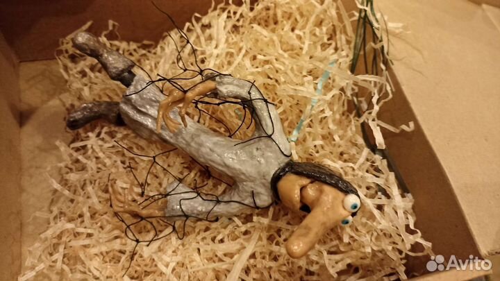 Кукла игрушка ватная