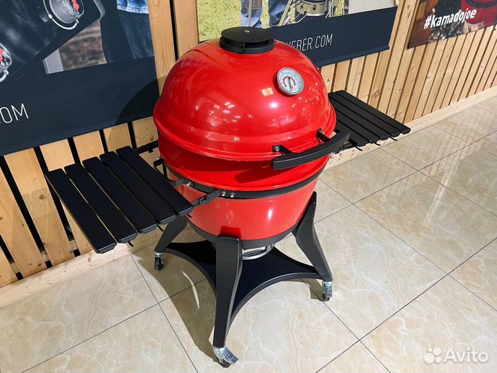 Угольный Гриль KamadoJoe Kettle Joe Red гриль, 57