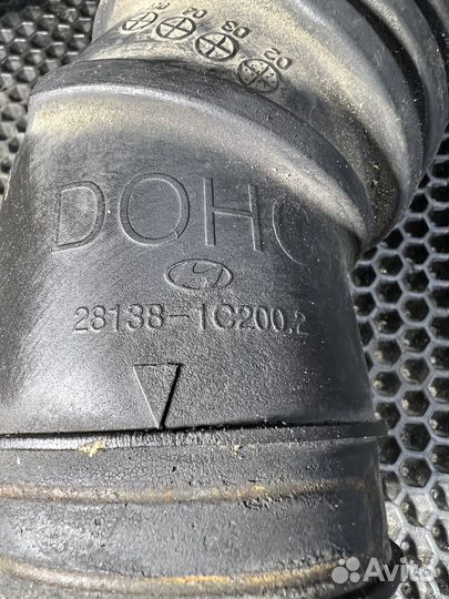 Воздуховод воздушного фильтра hyundai getz