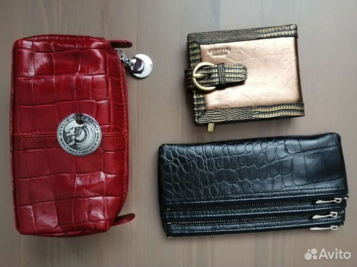Кошельки, косметичка кожа, новые