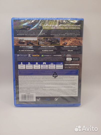 PS4 Expeditions a mudrunner game диск